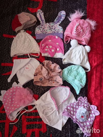 Детские шапочки для девочек