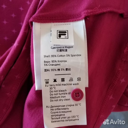 Футболка поло женская fila XL 48-50 (с дефектами)