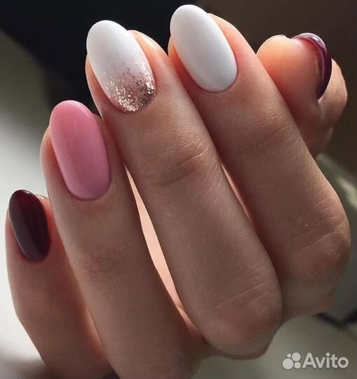 Маникюр, гель-лак, укрепление, наращивание