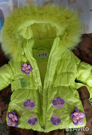 Комбинезон для девочки зимний 74