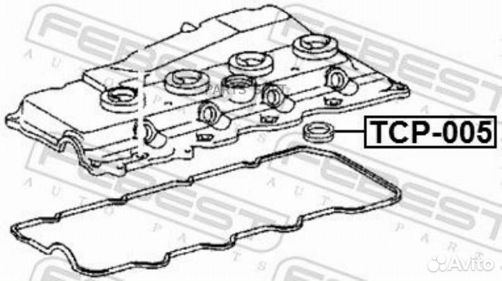 Febest TCP005 TCP-005 уплотнительное кольцо\toyota