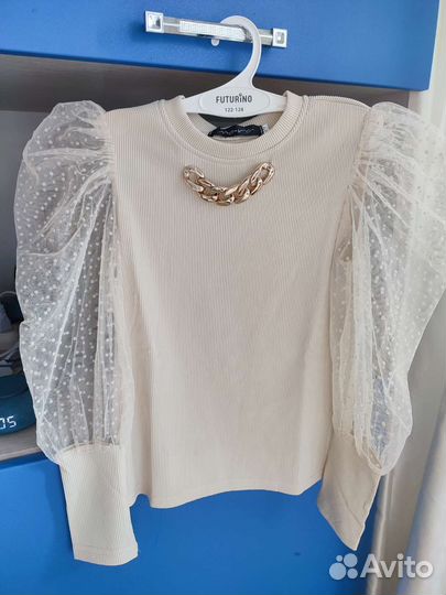 Блузка школьная 122, 134, 140, 146