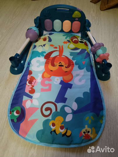 Развивающий коврик с пианино, новый