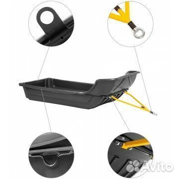 Санки рыбацкие С-6 1460х730х250 с обвязкой