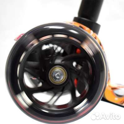 Самокат детский трехколесный светящиеся колеса