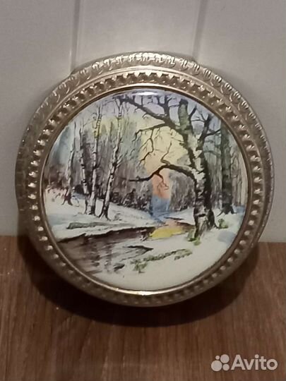 Пудренница шкатулка времени СССР