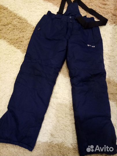 Штаны зимние на лямках