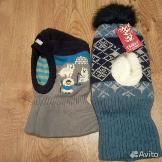 Детские шапки Новые(б/у)перчатки и варежки