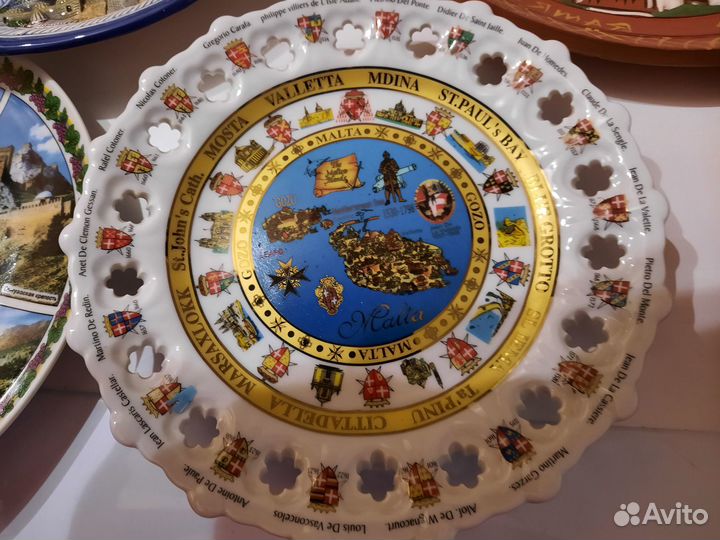 Тарелки настенные тематические, винтаж