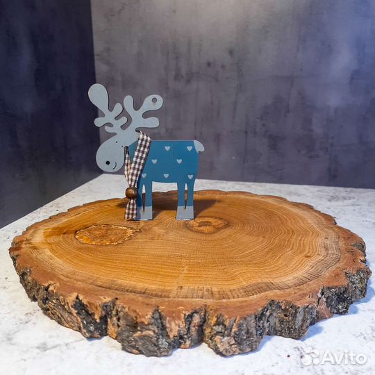 Новогодние ёлочные украшения в эко-стиле