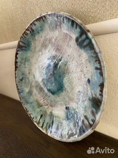 Тарелка блюдо ручная работа