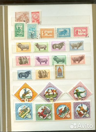 Монголия, почтовые марки. Хронология 1924-1981гг