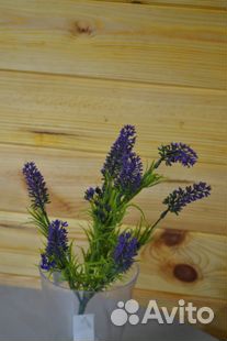 Цветок искусственный Лаванда букет 35см CV07411-W