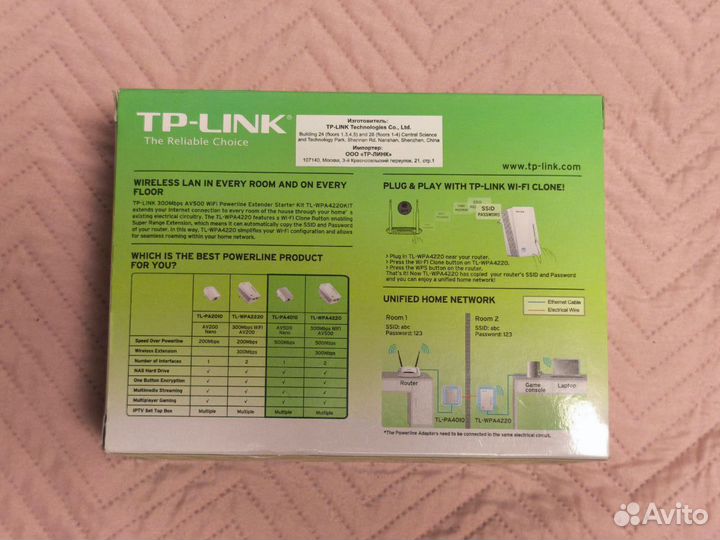 Tp link TL wpa4220kit Расширение локальной сети че