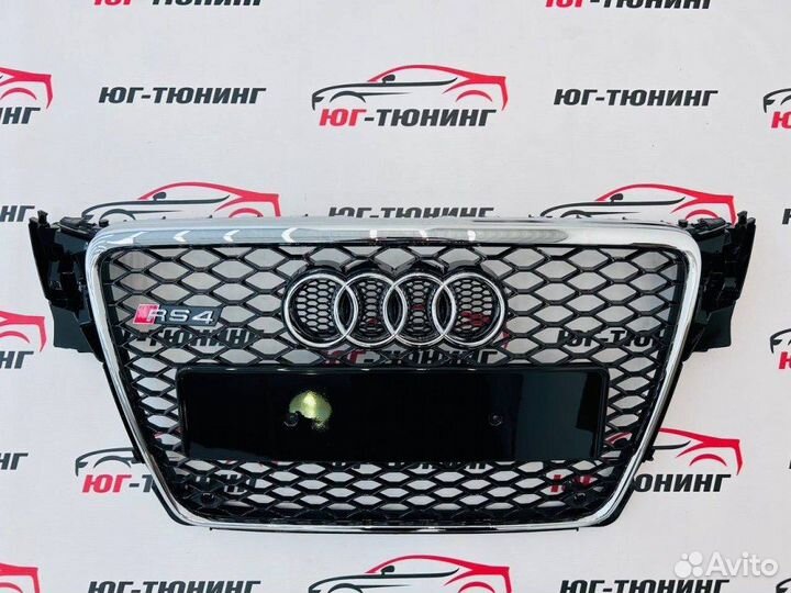 Решетка в стиле RS4 на Audi A4 B8 дизайн 2