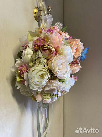 Венок декоративный весенний