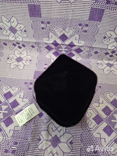 Скуфья мужская, мех нерпы, размер 58-59