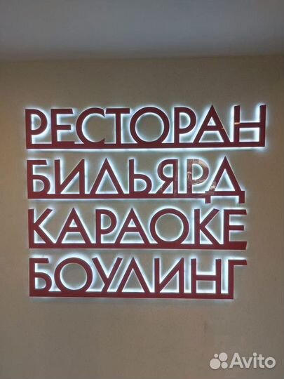 Вывески,световые объемные буквы,гибкий неон