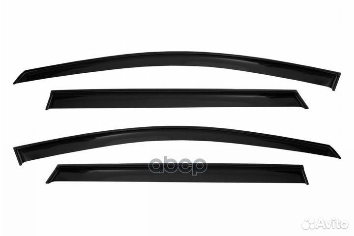 Дефлектор окон (накладной скотч 3М) 4 шт., mazd