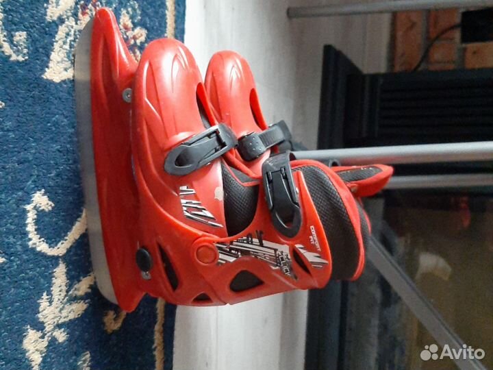 Коньки детские раздвижные 34-35-36