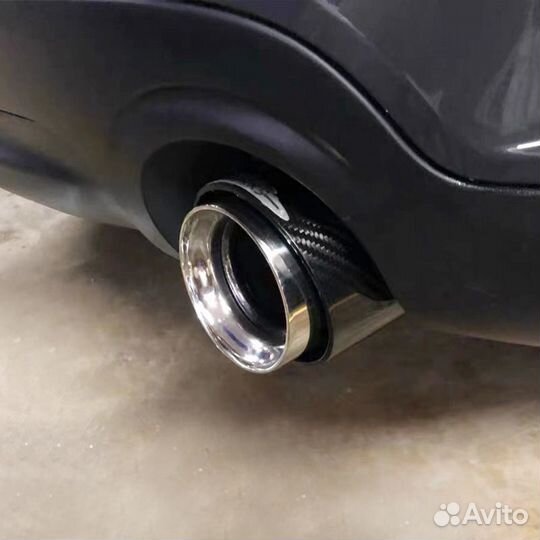 Насадка на выпускную трубу mini jcw карбон