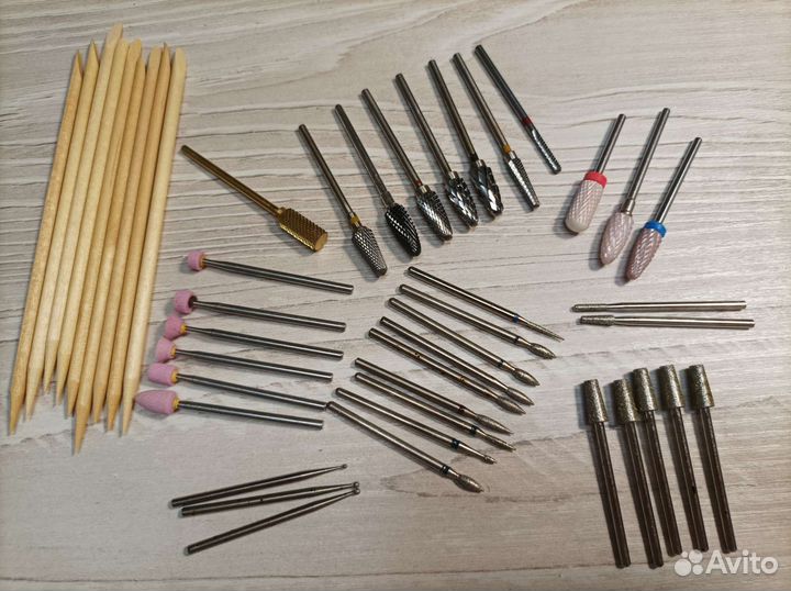 Набор фрез для маникюра б/у