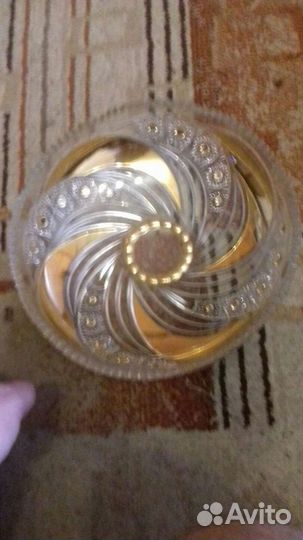 Хрустальная ваза для фруктов