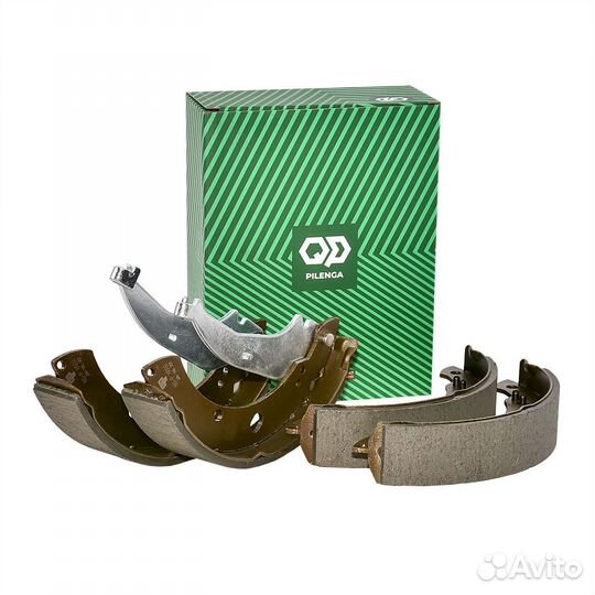 Колодки барабанные vw polo sedan rus, skoda rapid