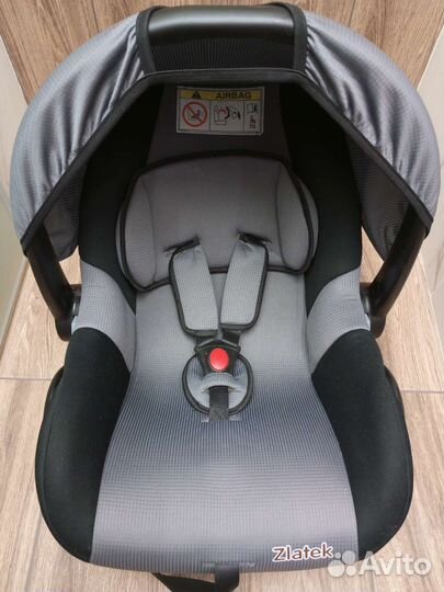 Автолюлька Zlatek Colibri, серый