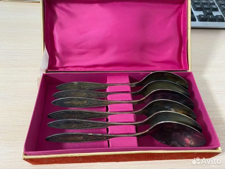 Ложки мельхиор «Пламя» СССР