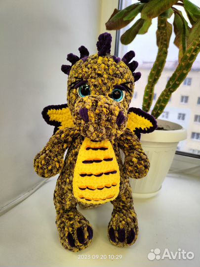 Вязаный Дракончик