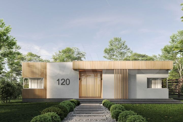 Дом 115 м² на участке 7 сот.