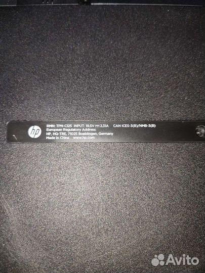 Ноутбук hp