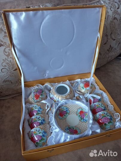 Чайный сервиз из фарфора 6/15