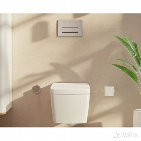 Смывная клавиша VitrA Root Square никель 740-2395