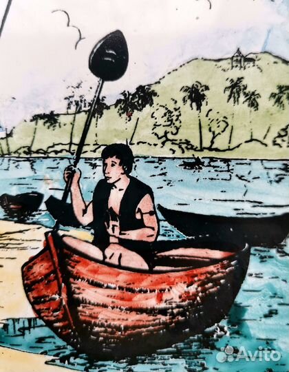 Сувенир/картина/изразец/керамика Индонезия Бали