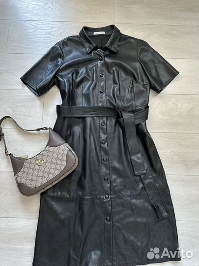 Платье Reserved кожанное