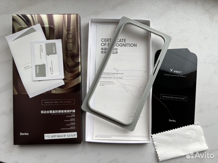 Стекло Benks XPro+ by Corning для iPhone 13 Pro