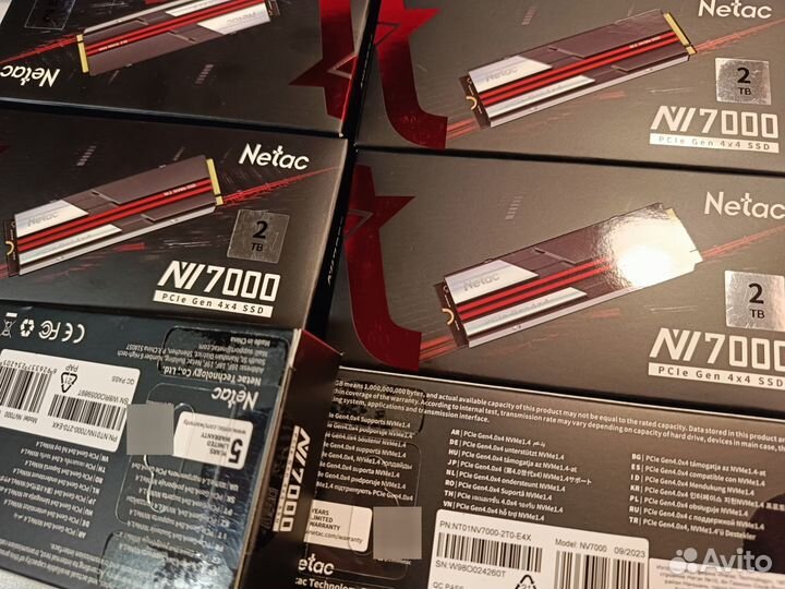 2TB SSD 7400 Мб/с Накопитель Новый