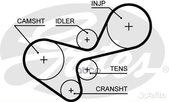 Ремень грм great wall 119x32 1006060-E06 5639XS