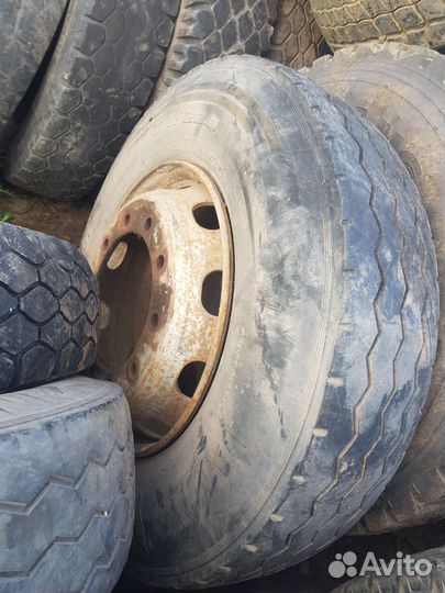 Колёса Резина с дисками Камаз евро Китайка