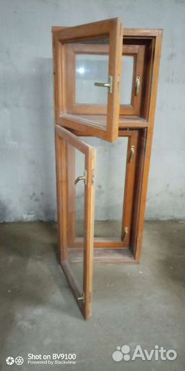 Оконный блок деревянный