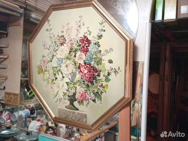 Натюрморт масло 88см на 88см