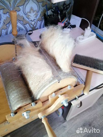 Прядение собачьей шерсти