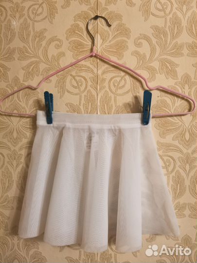 Детский купальник с юбкой для танцев