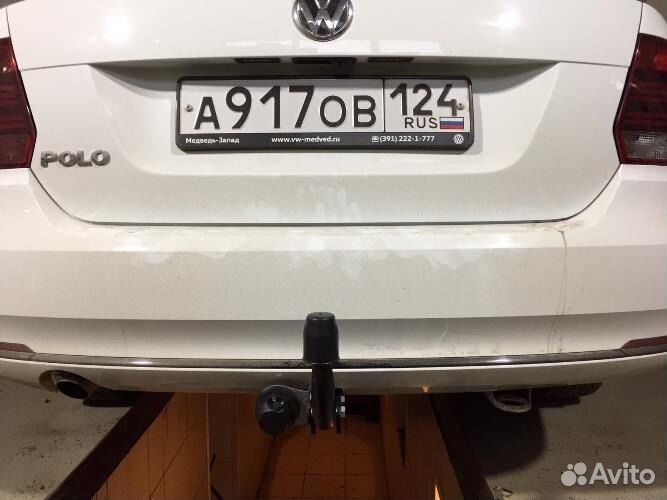Фаркоп Volkswagen Polo c 2010 года
