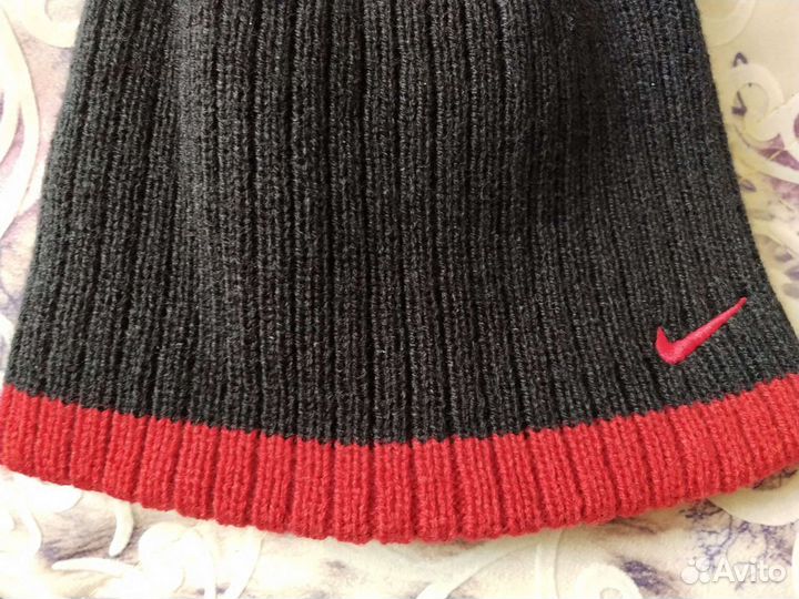 Новые Шапка +Перчатки Nike Opигинал