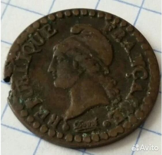 1 и 10 сантим Наполенона 1, Франция