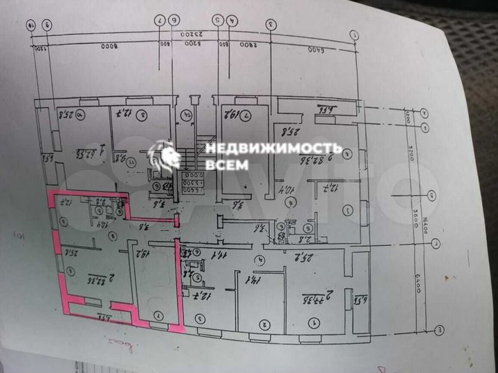 3-к. квартира, 74,1 м², 2/5 эт.