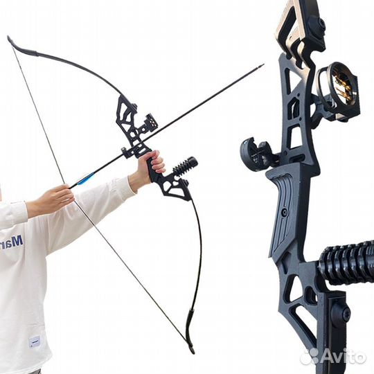 Лук для стрельбы + 3 стрелы 45,50lbs (новый)